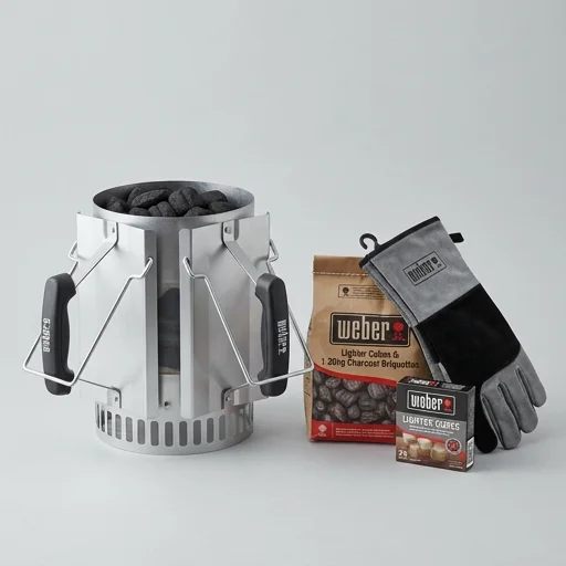 Weber Rapidfire Chimney Starter Set